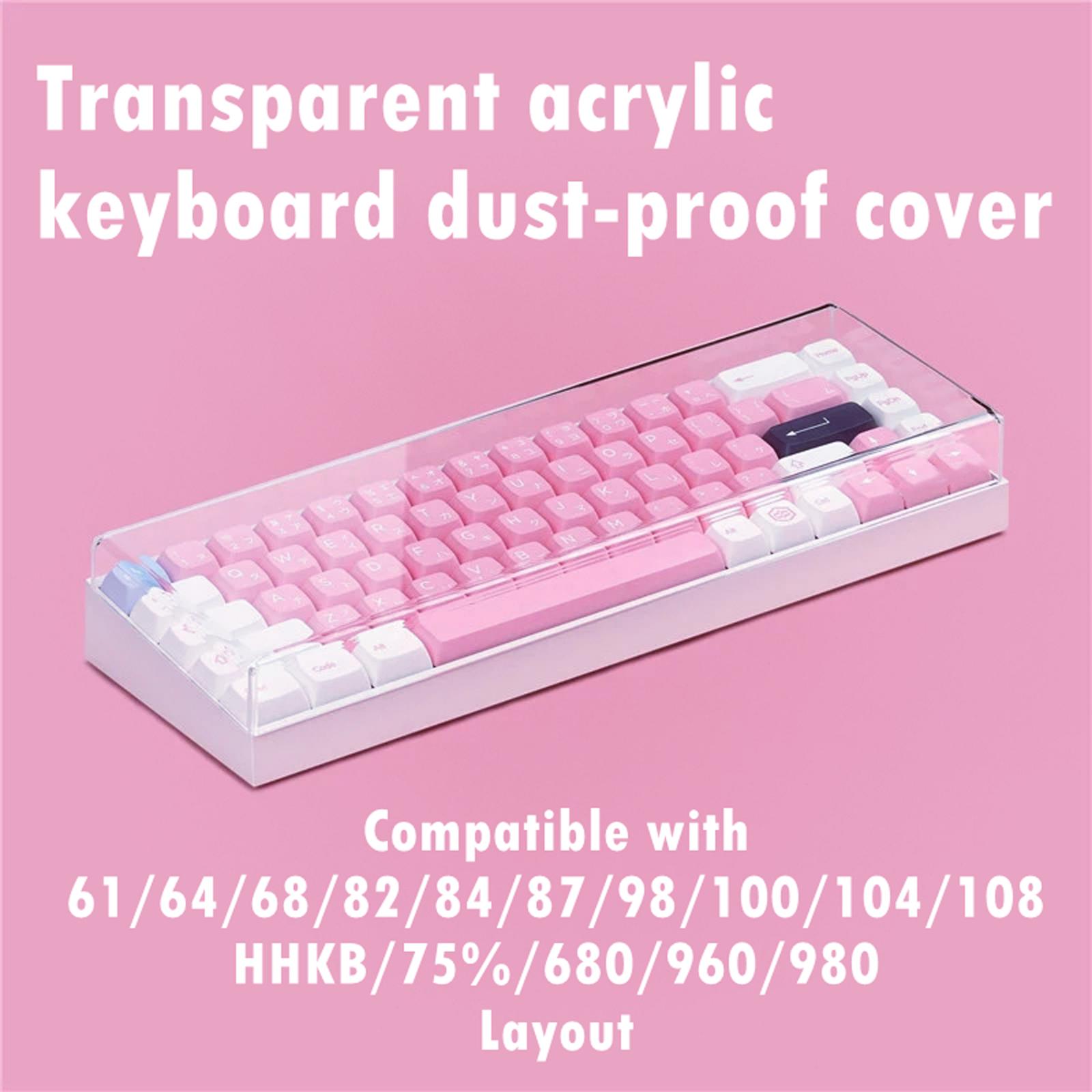 108 คีย์คีย์บอร์ดฝุ่นอะคริลิคโ - Gaming Accessories Aesthetic บทวิจารณ์และราคา
