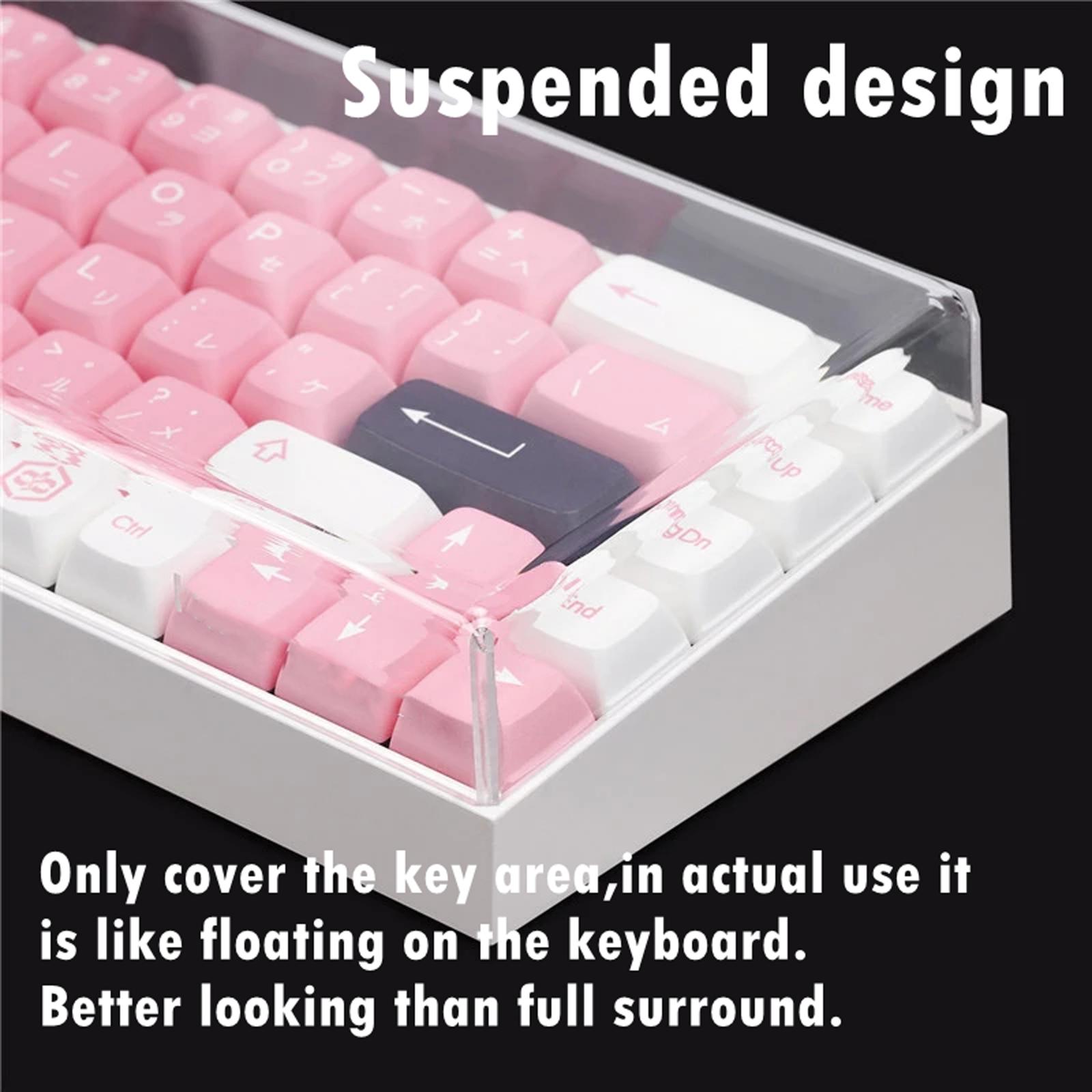 108 คีย์คีย์บอร์ดฝุ่นอะคริลิคโ - Gaming Accessories Aesthetic บทวิจารณ์และราคา
