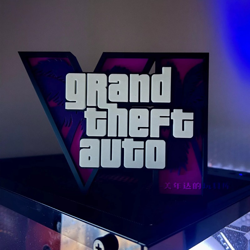 โลโก้ GTA 6 Grand Theft Auto แ - Accessories For Your Gaming Room บทวิจารณ์และราคา